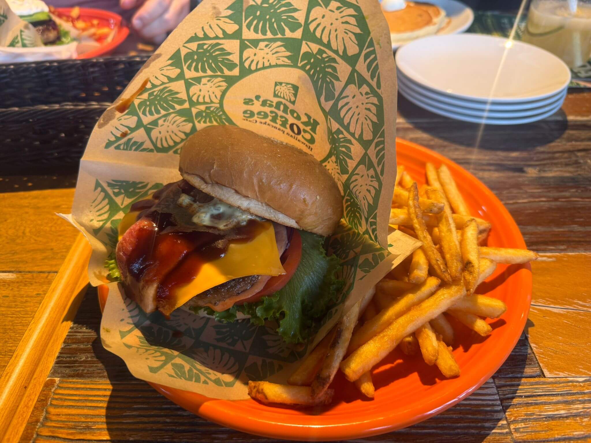 big burger and fries